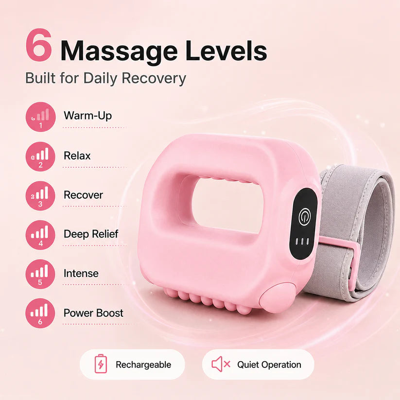 Hands-Free Fascia Massager for Muscle Relaxation & Recovery