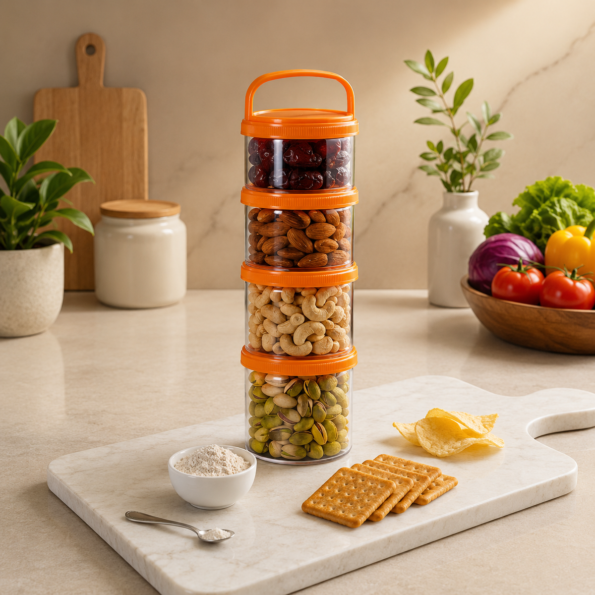 Stackable Snack Container