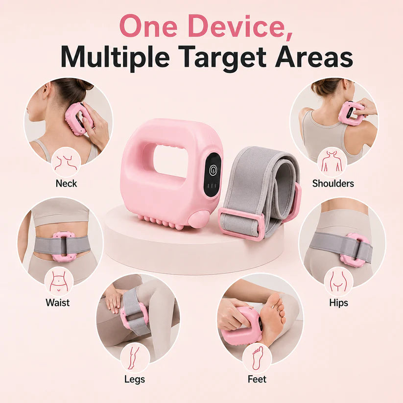Hands-Free Fascia Massager for Muscle Relaxation & Recovery