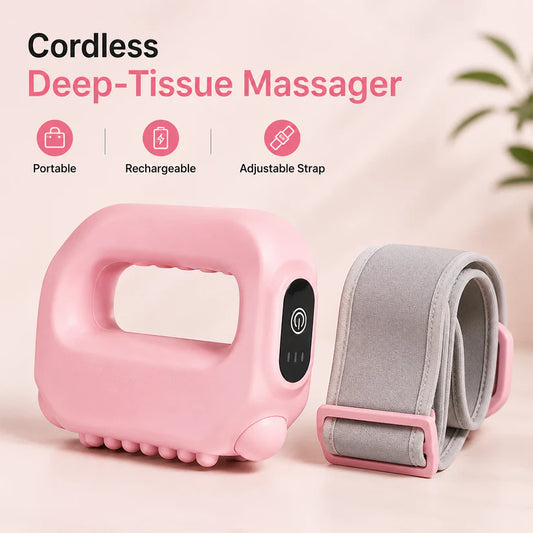 Hands-Free Fascia Massager for Muscle Relaxation & Recovery