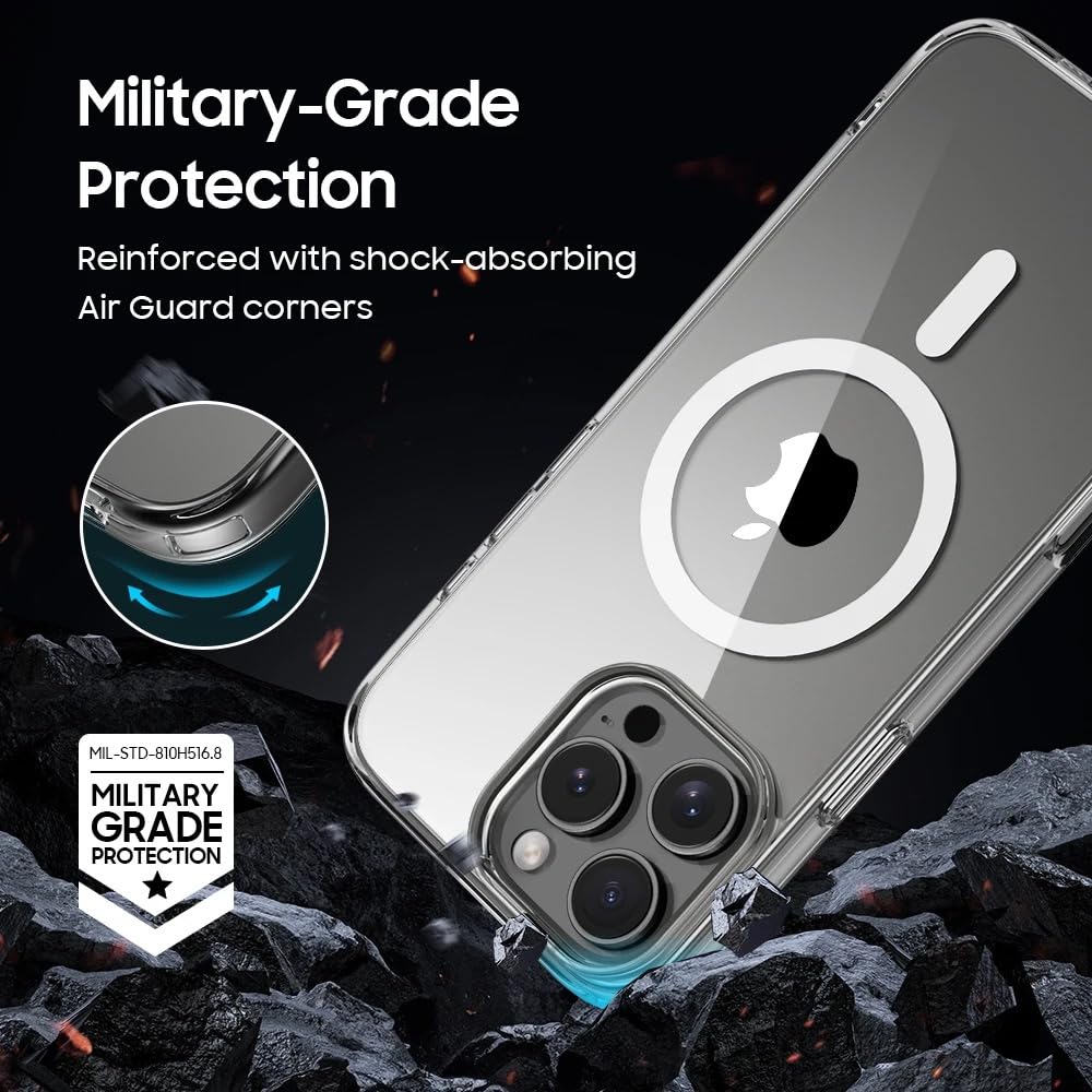 Back Cover Transparent  Magnetic - Matte Clear