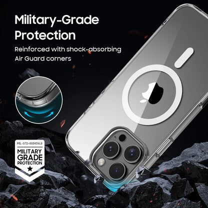 Back Cover Transparent  Magnetic - Matte Clear