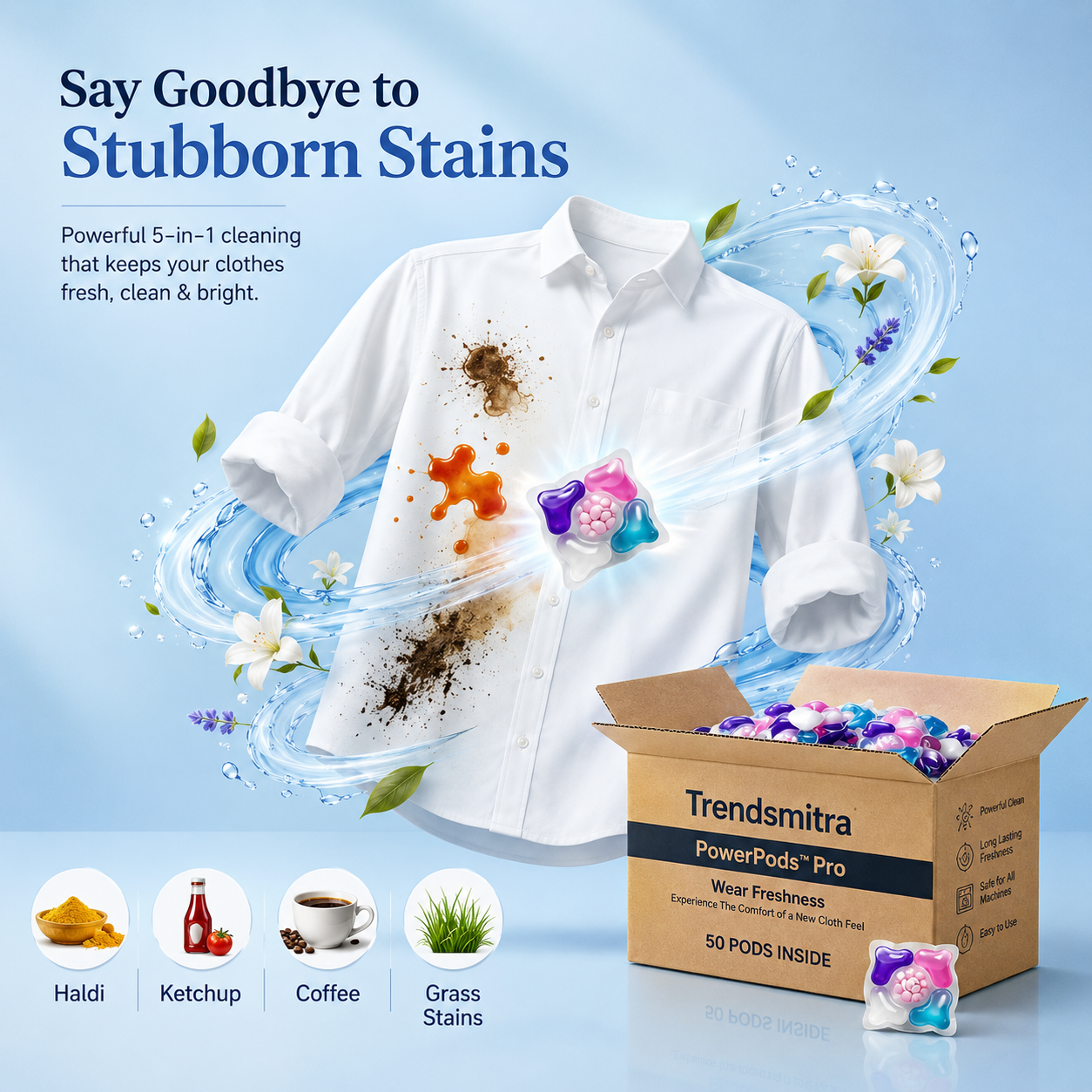 Trendsmitra 5-in-1 Laundry Power Pods