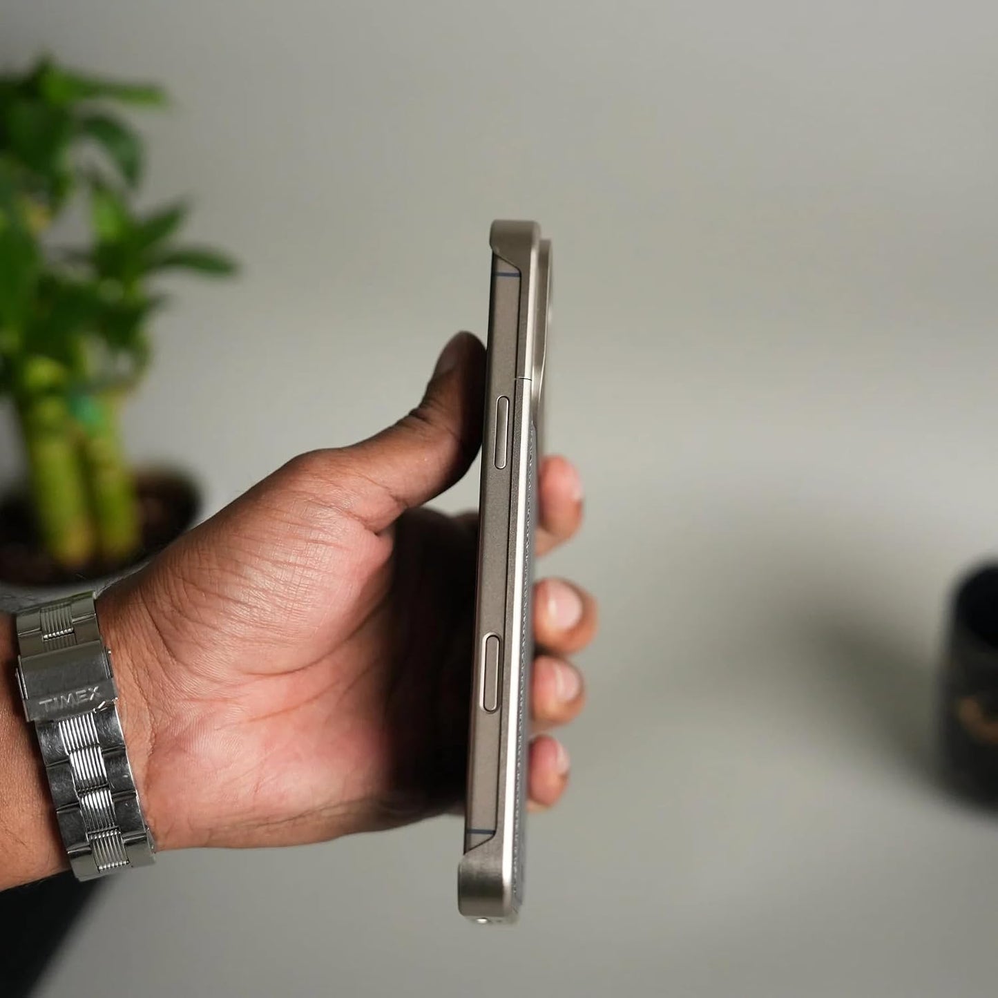 Frameless Metal Leather Case for iPhone
