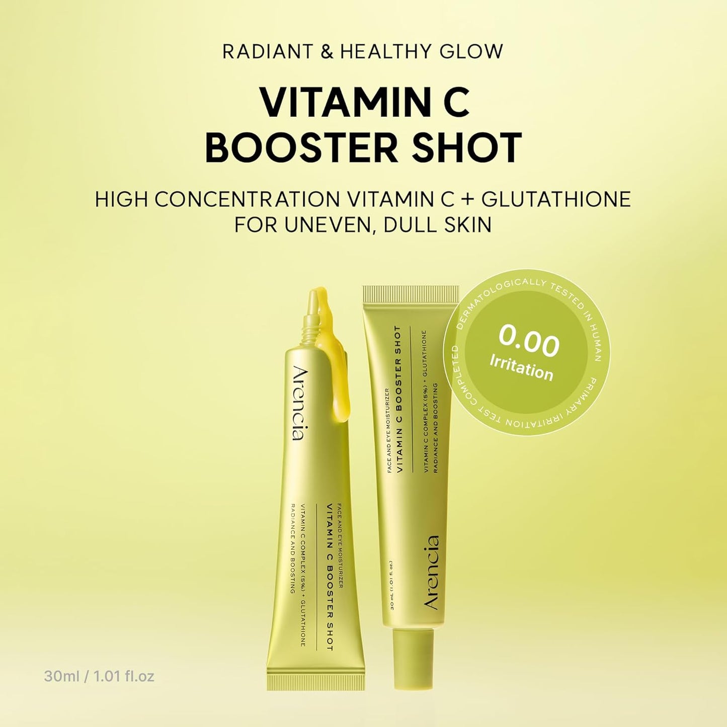 Arencia Vitamin C Booster Shot Serum for Dark Spot & Glow Care