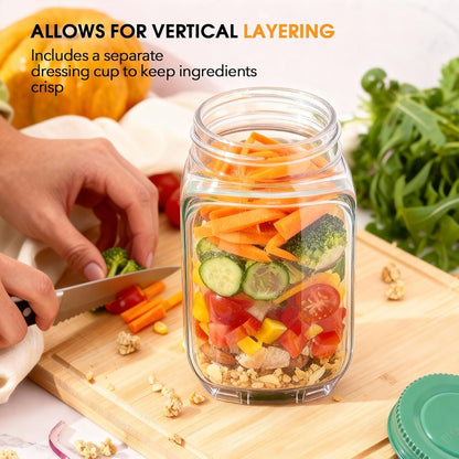Salad Pod Lunch Jar – Leakproof & Portable