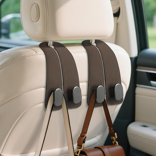 Leather Car Seat Headrest Hook