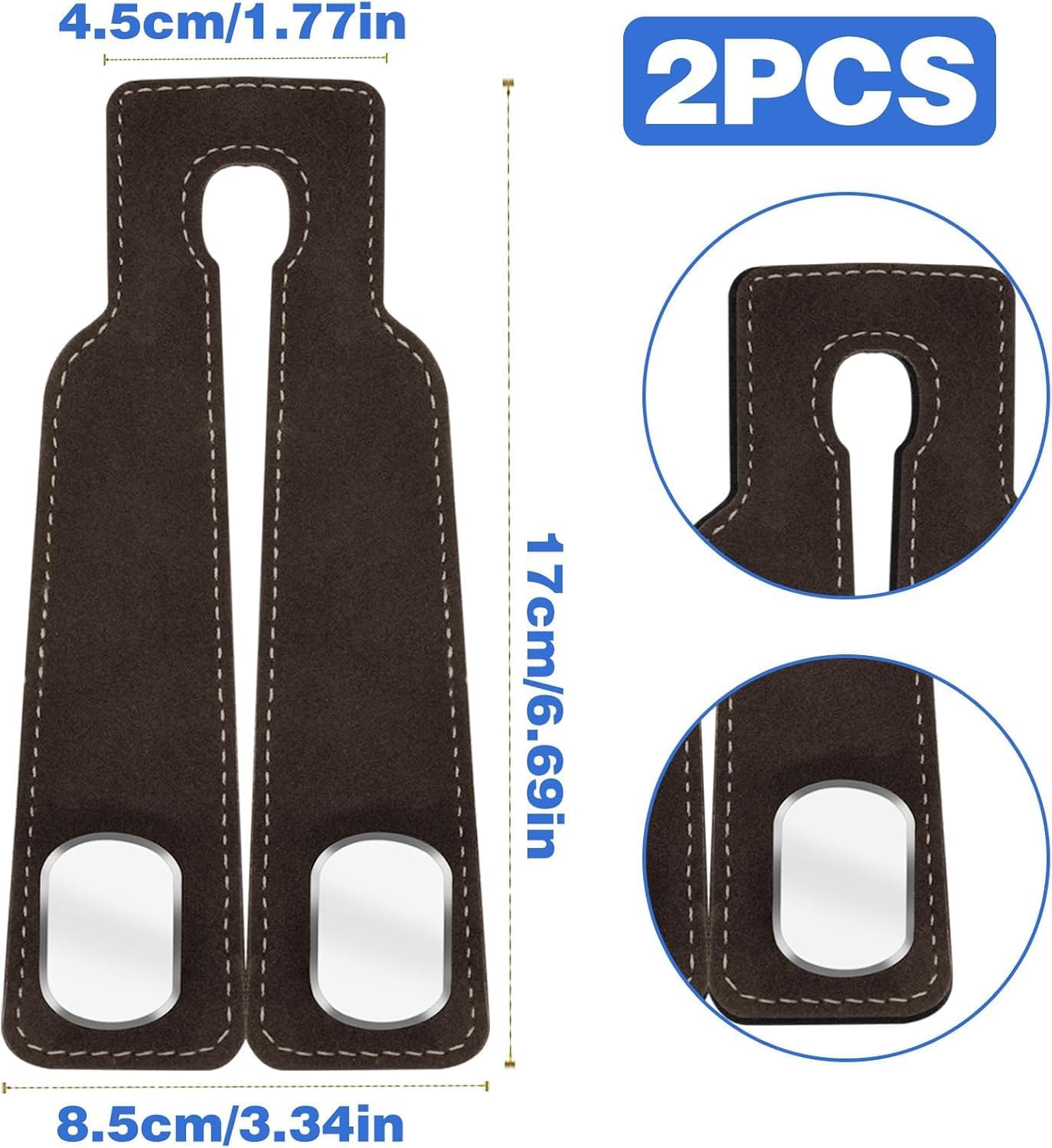 Leather Car Seat Headrest Hook