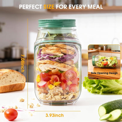 Salad Pod Lunch Jar – Leakproof & Portable