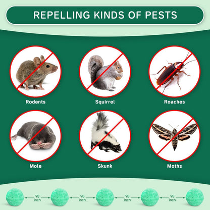 Natural Rodent Repellent Balls