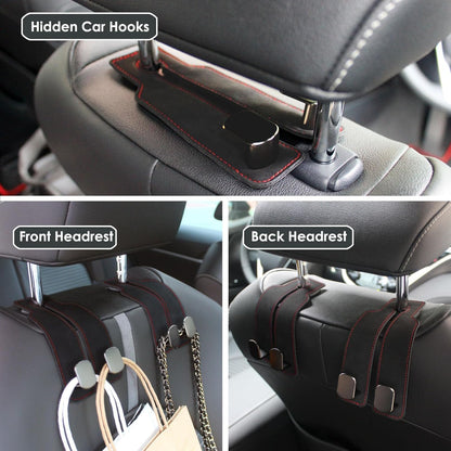 Leather Car Seat Headrest Hook
