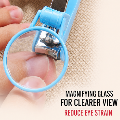 Magnifying nail cutter