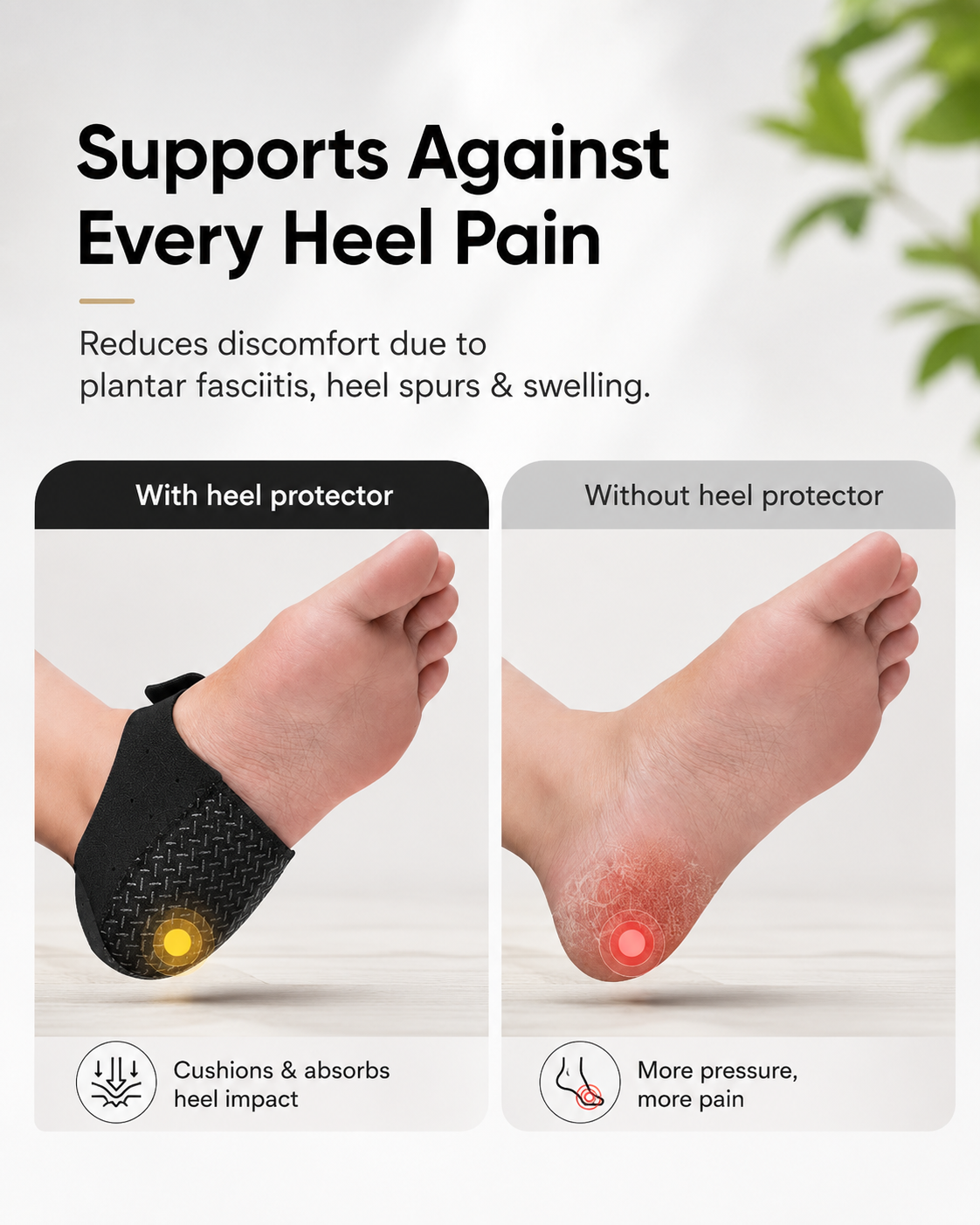 Heel Protector Gel Pad – Pain Relief & Shoe Bite Support