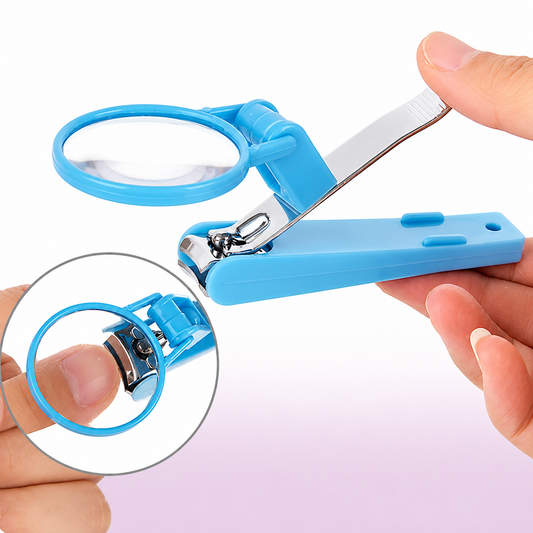 Magnifying nail cutter